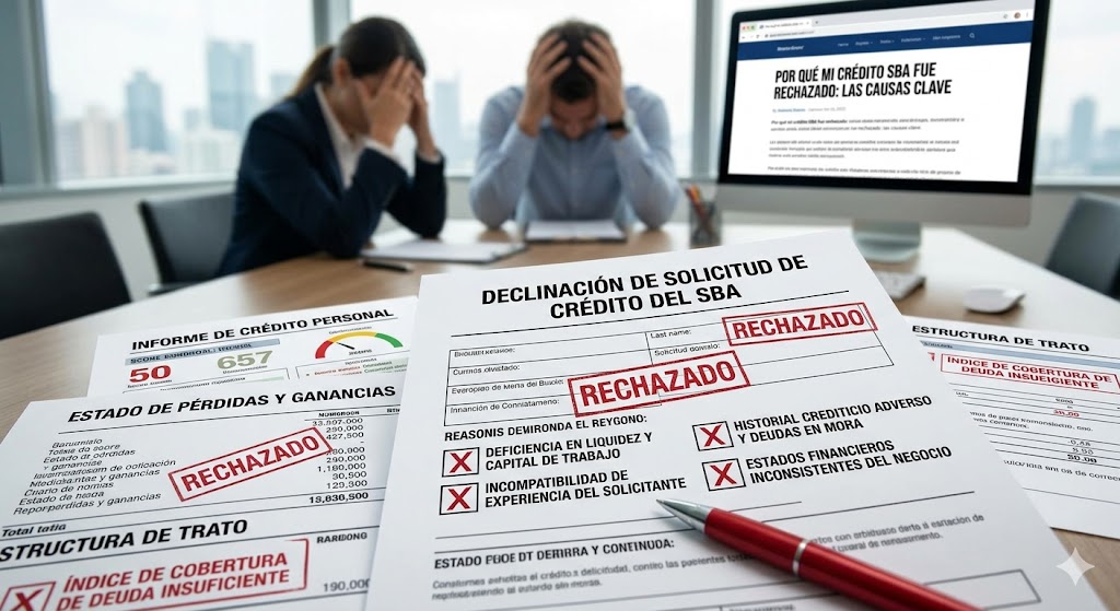 SBA rechazos