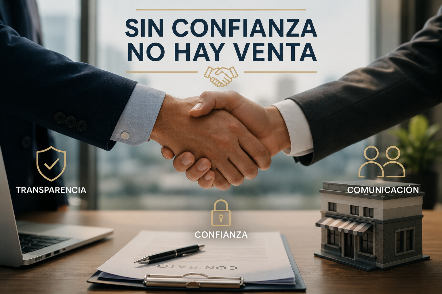 confianza en la venta de un negocio